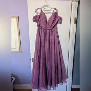 The Secret Dress Elegant Purple Evening Gown